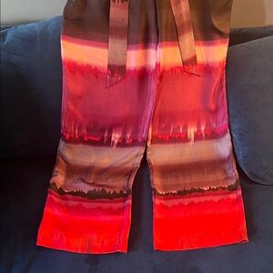 Bebe Purple and Red Gradient Jumpsuit!